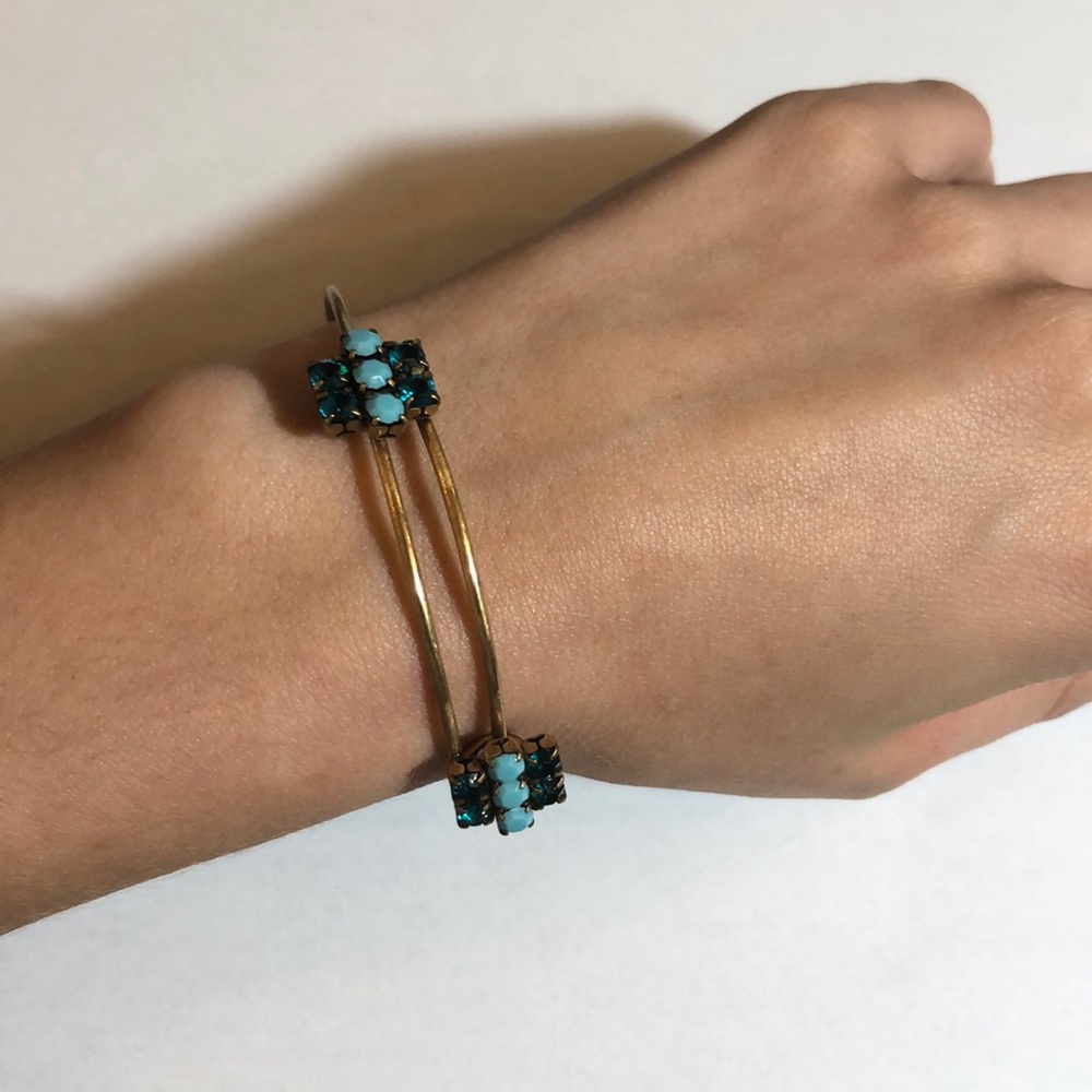 DISCONTINUED🚨Aqua Sparkler Bangle✨ | ALEX&ANI - Picture 4 of 4